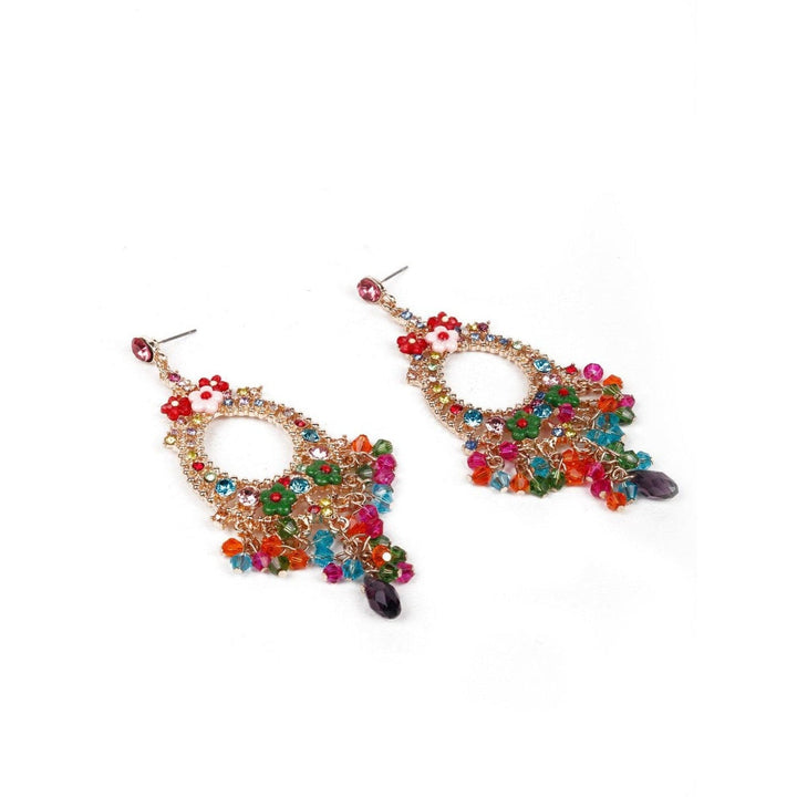 Odette Women Multicoloured Metal Earrings