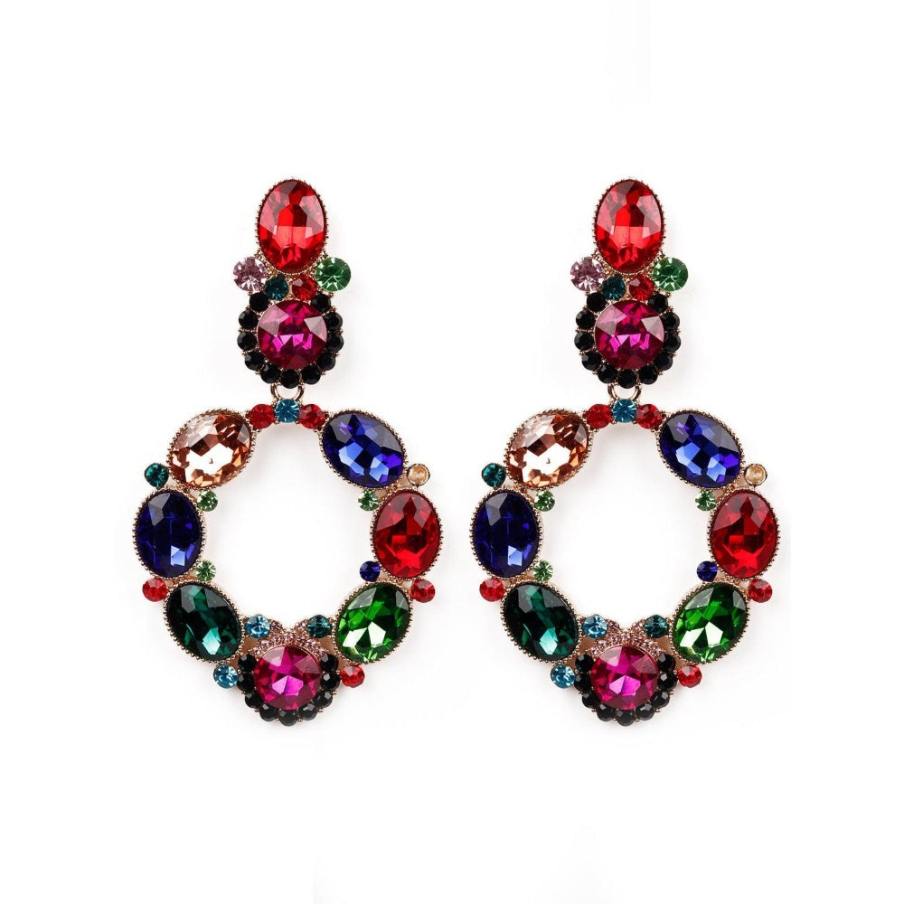 Odette Women Multicolour Metal Earrings