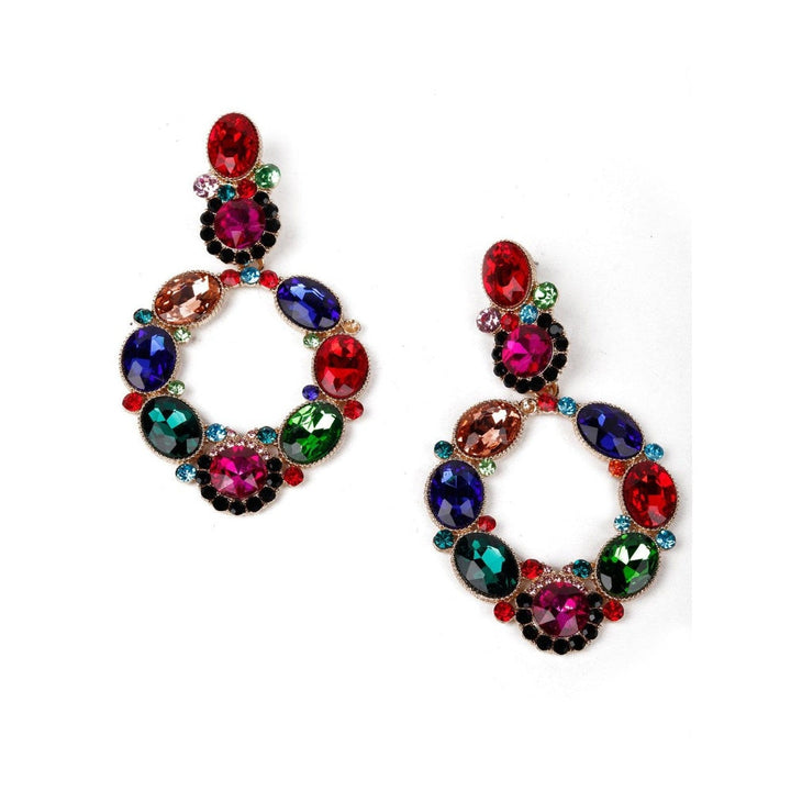 Odette Women Multicolour Metal Earrings