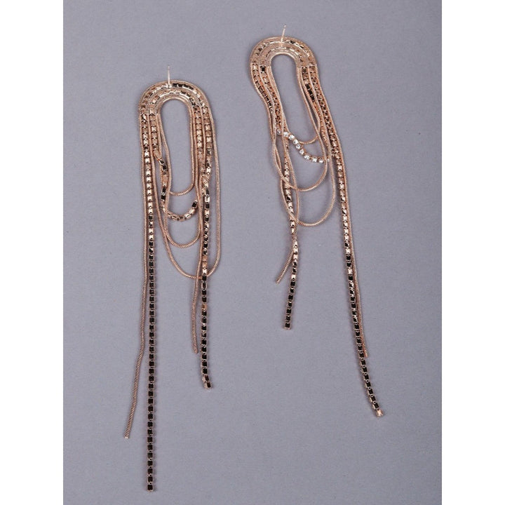 Odette Women Gold Metal Earrings Women