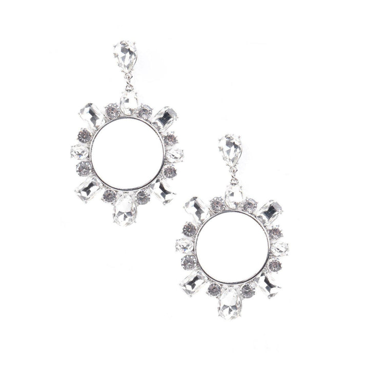 Odette Women Silver Toned Earrings