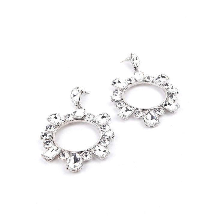 Odette Women Silver Toned Earrings