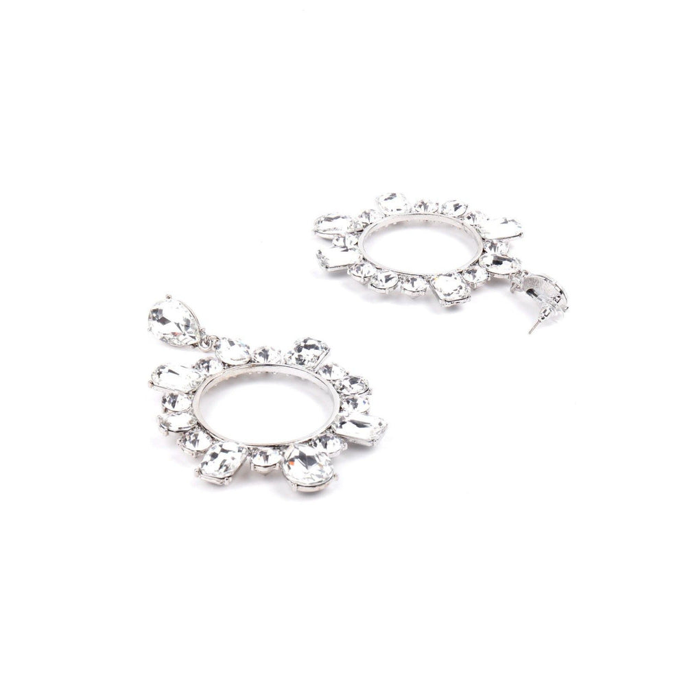 Odette Women Silver Toned Earrings