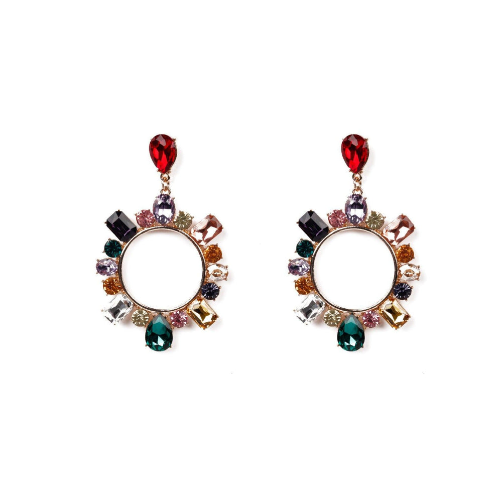 Odette Women Multicoloured Metal Earrings