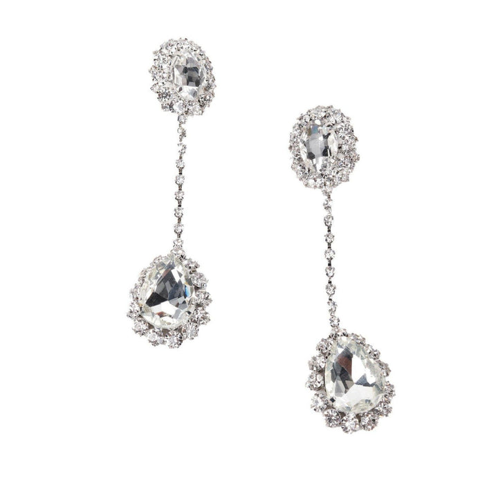 Odette Women Silver Drop Earrings