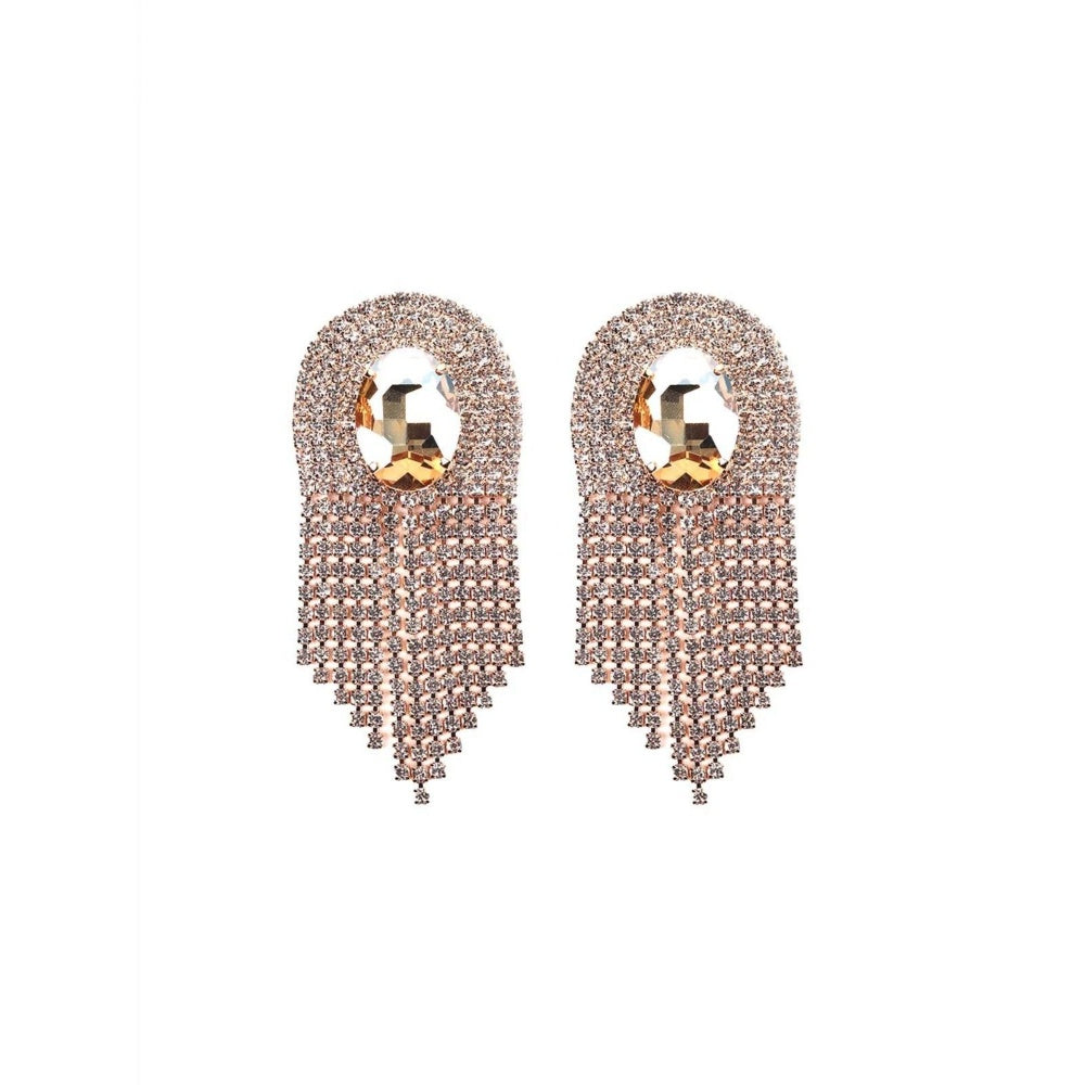 Odette Women Gold Metal Earring