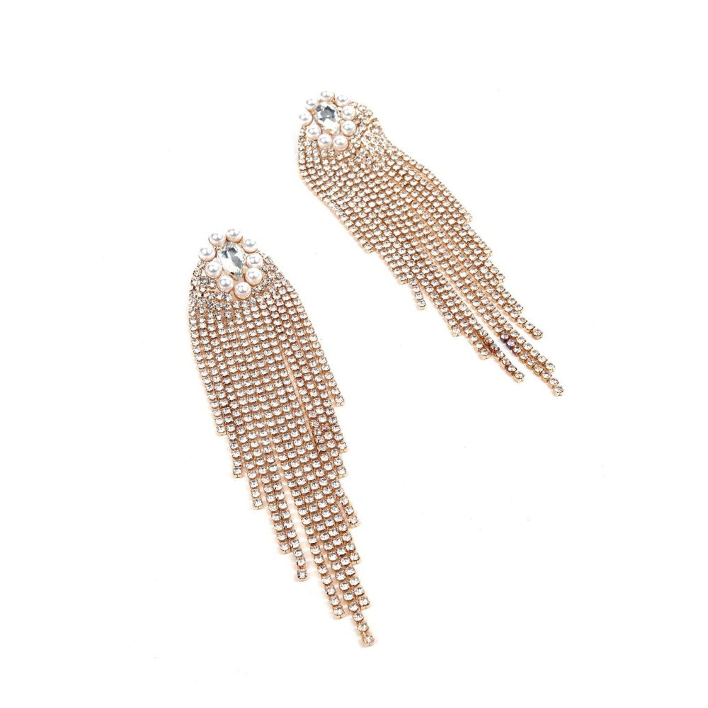 Odette Women Gold Metal Earrings