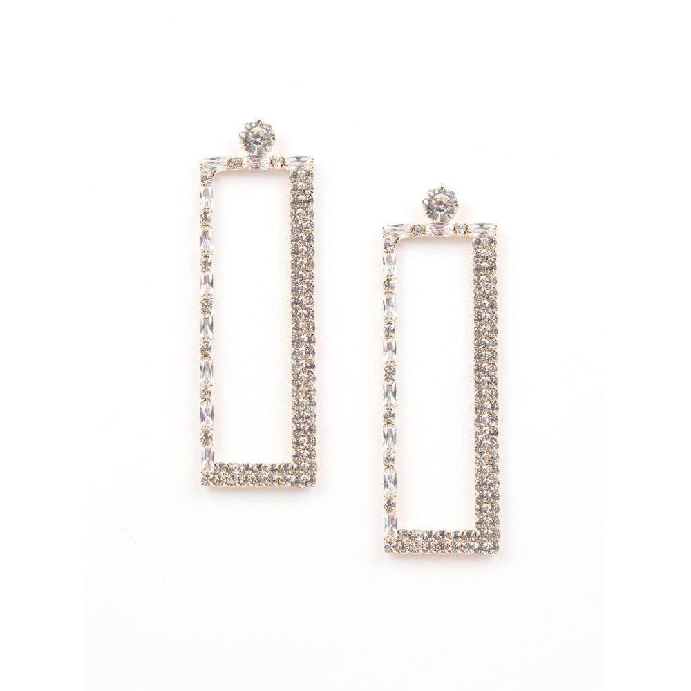 Odette Women Silver Metal Earrings