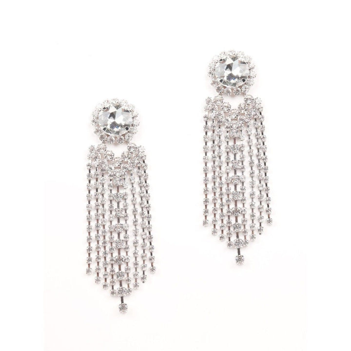 Odette Women Silver Metal Drop Earring