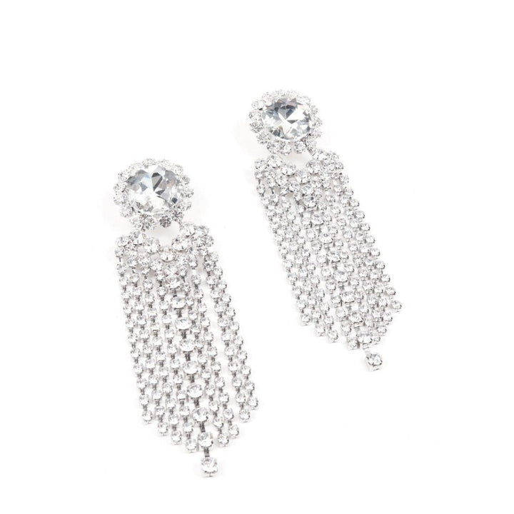 Odette Women Silver Metal Drop Earring