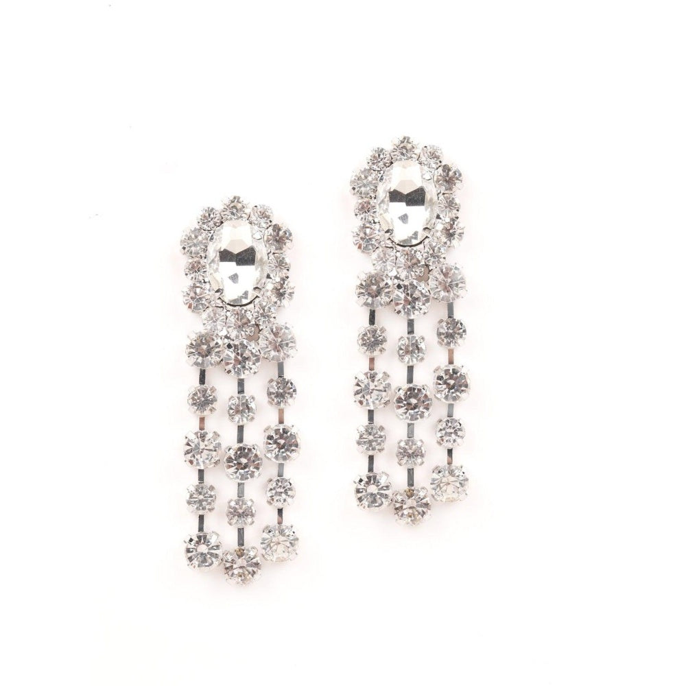 Odette Women Silver Metal Earrings