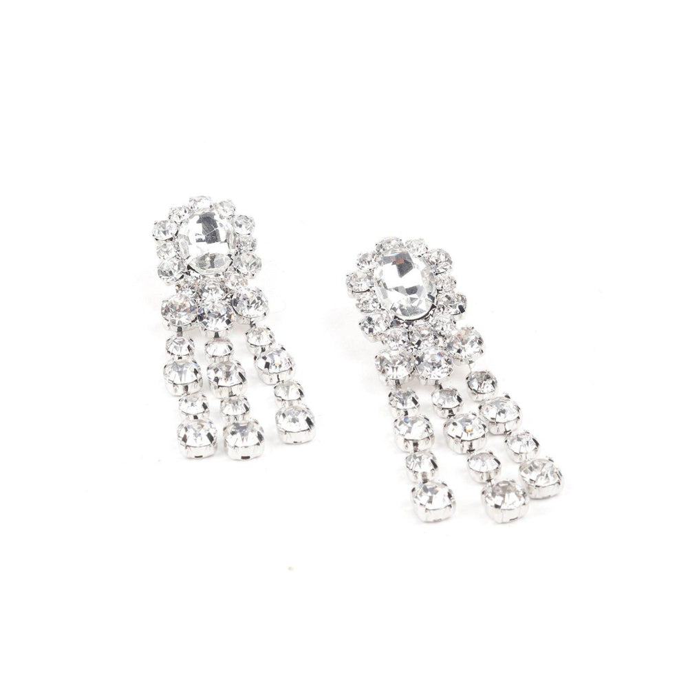 Odette Women Silver Metal Earrings