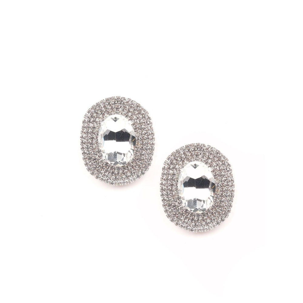 Odette Women Silver Metal Earrings