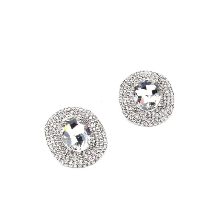 Odette Women Silver Metal Earrings