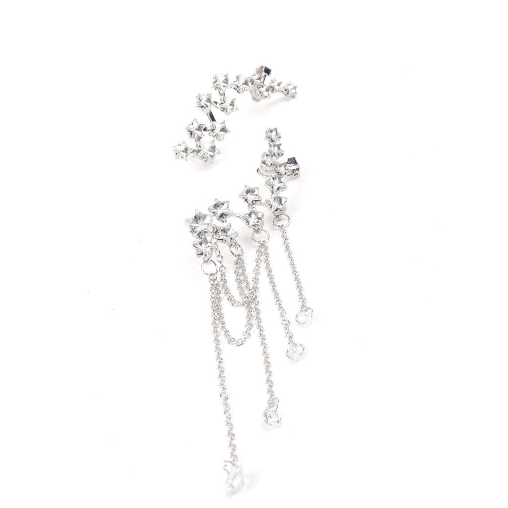 Odette Women Silver Metal Earrings