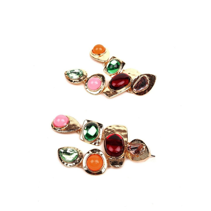 Odette Women Multicolour Metal Earrings