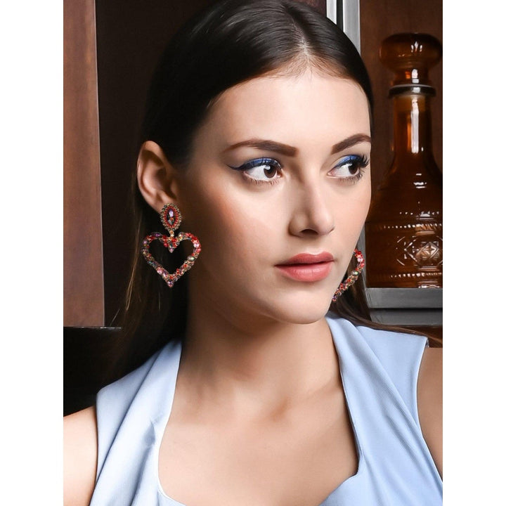 Odette Women Gold Metal Earrings