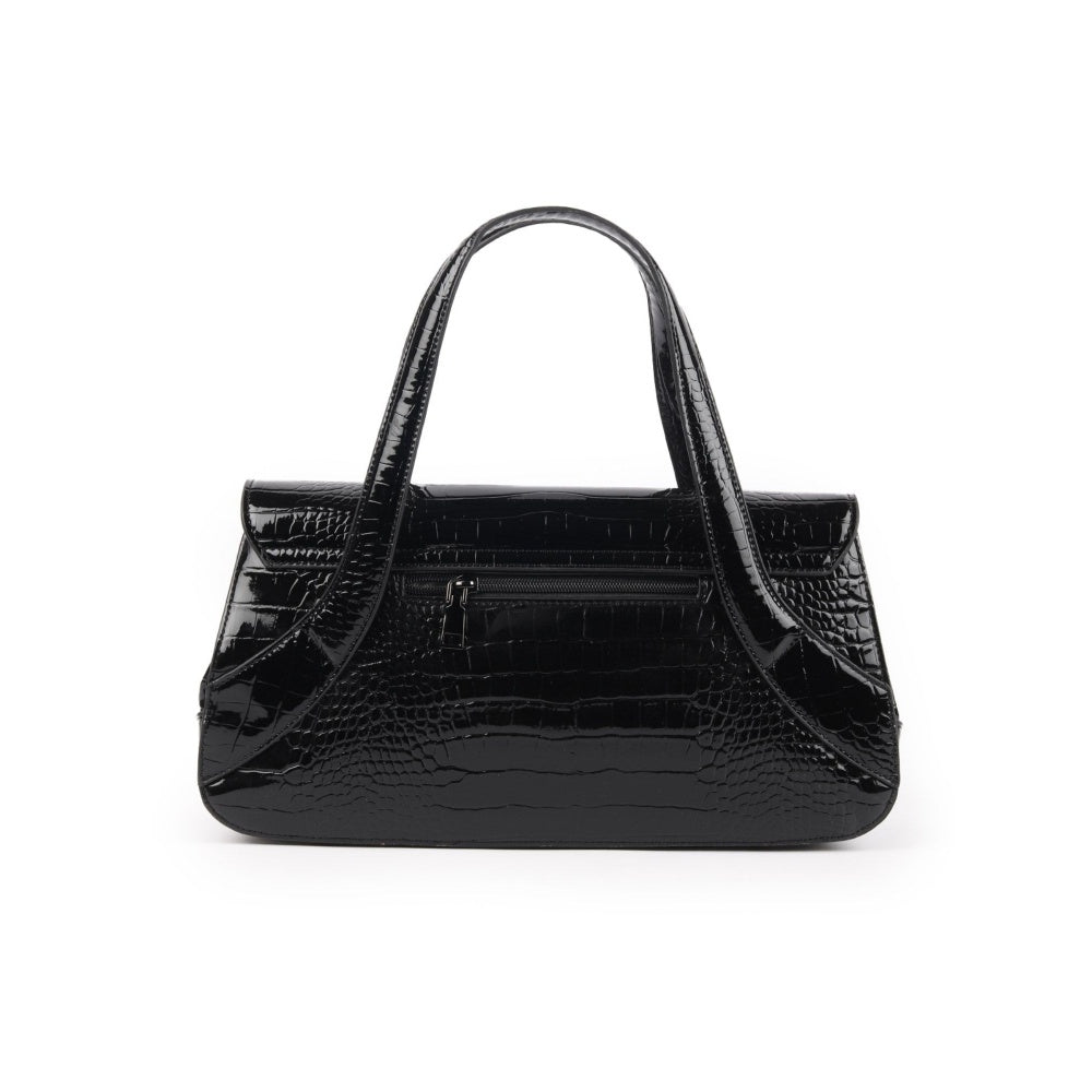 Odette Black Embellished Hand Bag for Women