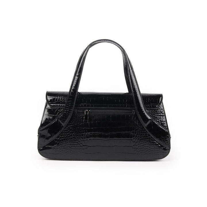 Odette Black Embellished Hand Bag for Women