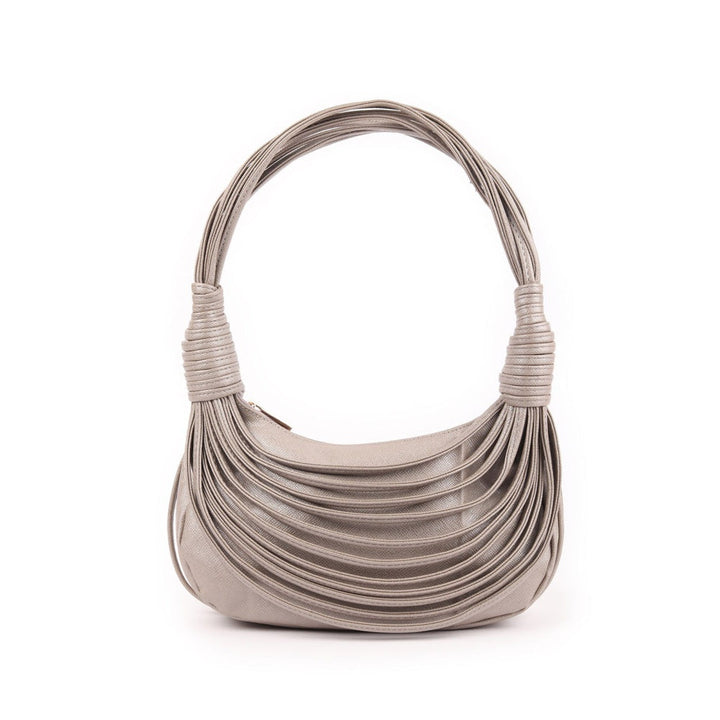 Odette Grey Patterned Hand Bag for Women