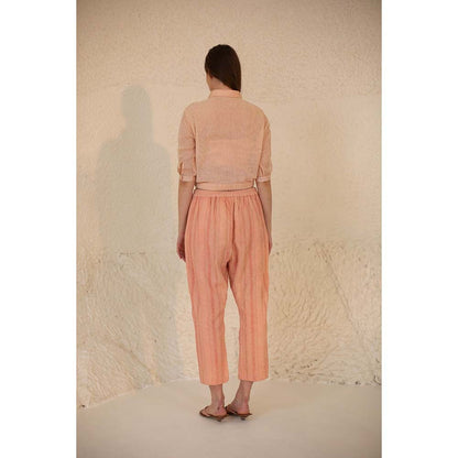 OJA Fern Blush Pink Linen Co-Ord (Set of 3)