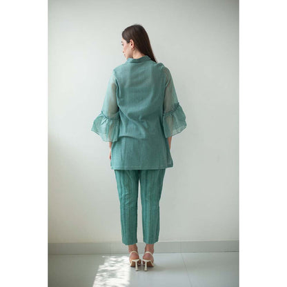 OJA Fern Pine Turquoise 3 Piece Co-Ord (Set of 3)
