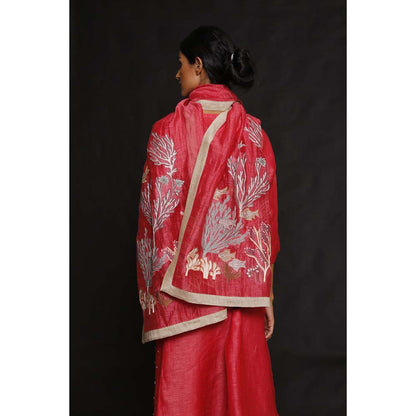 OJA Ruby Marina Kurta and Trouser with Dupatta (Set of 3)