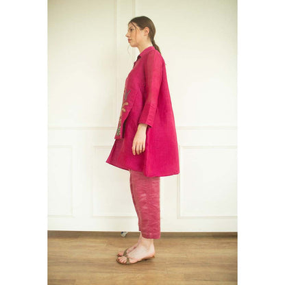 OJA Aurum Pink Tunic and Pant Co-Ord (Set of 2)