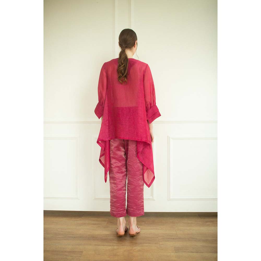 OJA Aurum Pink Tunic and Pant Co-Ord (Set of 2)