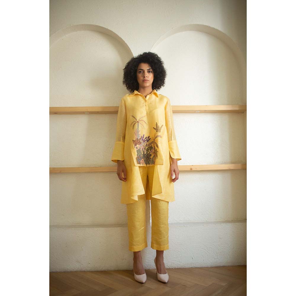 OJA Aurum Bumblebee Kurta and Pant Co-Ord (Set of 2)