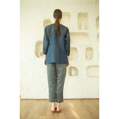 OJA Aurum Marina Shirt and Pant Co-Ord (Set of 2)