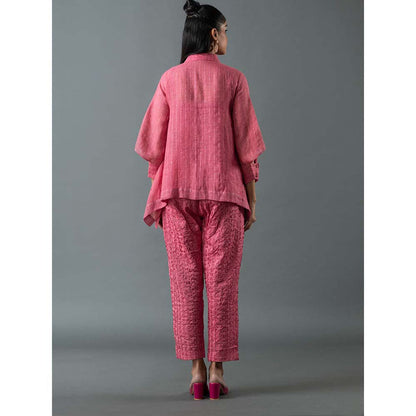 OJA Pink Shirt with Pant (Set of 2)