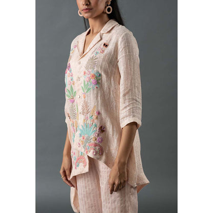 OJA Pink Shirt with Pant (Set of 2)