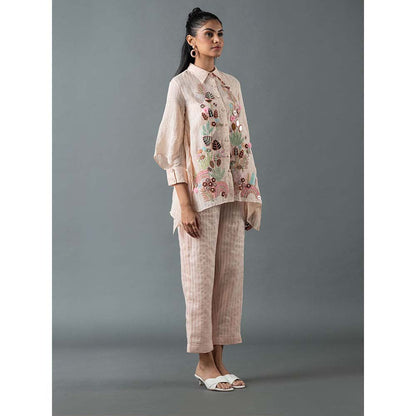 OJA Pink Shirt with Pant (Set of 2)