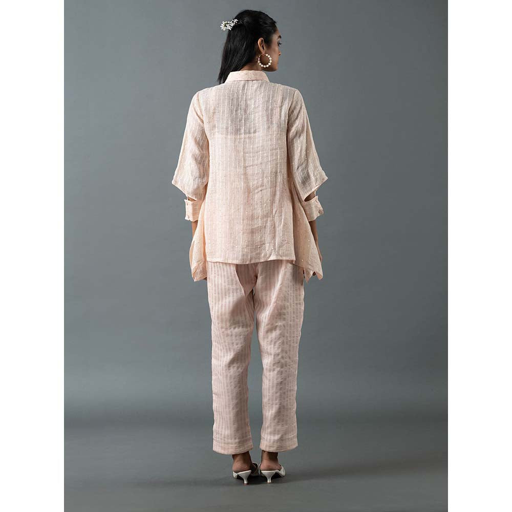 OJA Pink Shirt with Pant (Set of 2)