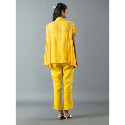 OJA Yellow Shirt with Pant (Set of 2)