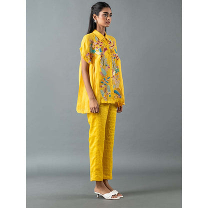 OJA Yellow Shirt with Pant (Set of 2)