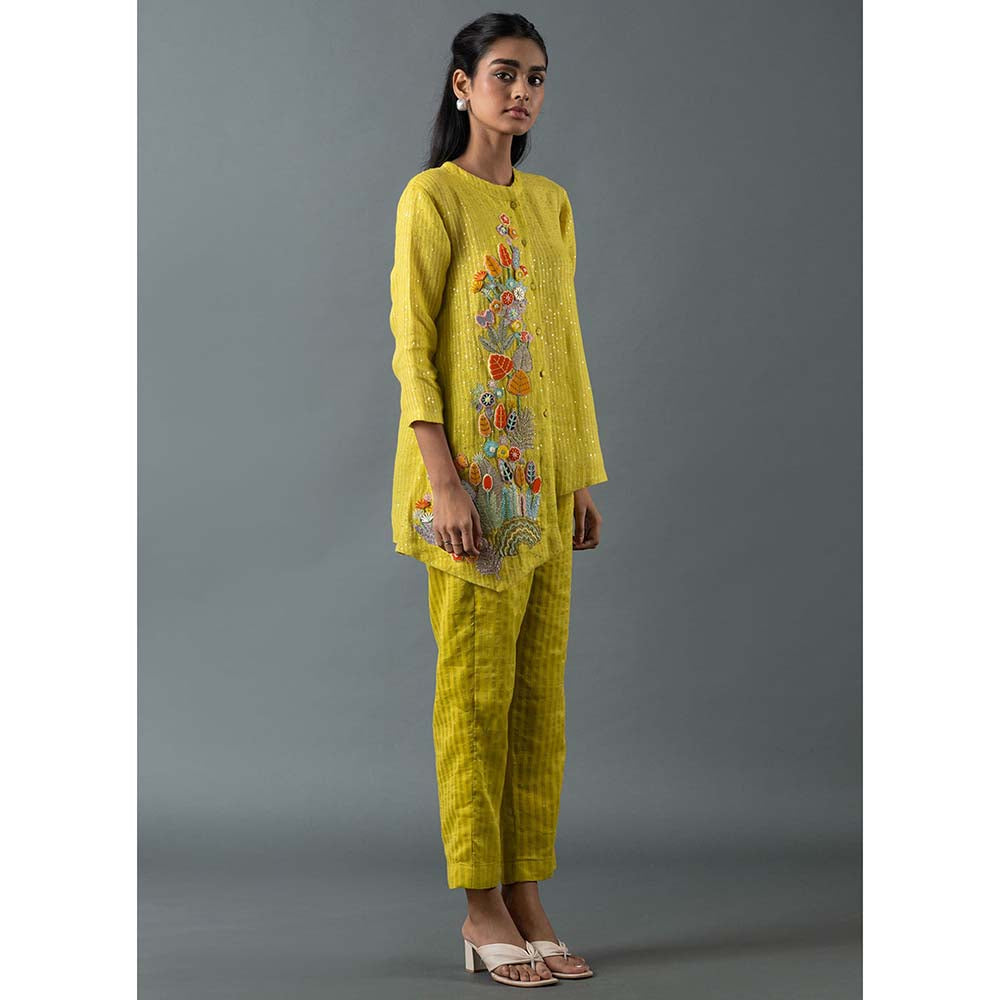 OJA Yellow Top with Pant (Set of 2)