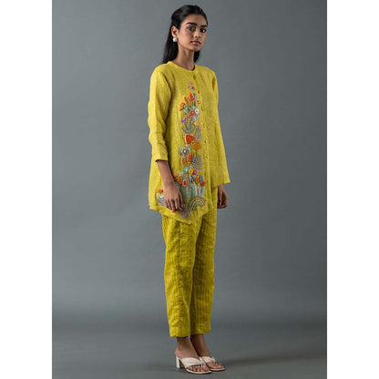 OJA Yellow Top with Pant (Set of 2)