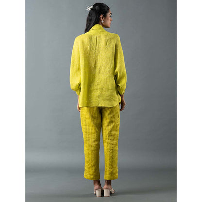 OJA Yellow Top with Pant (Set of 2)
