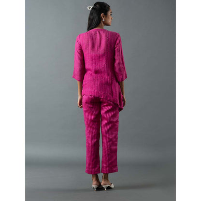 OJA Pink Shirt with Pant (Set of 2)