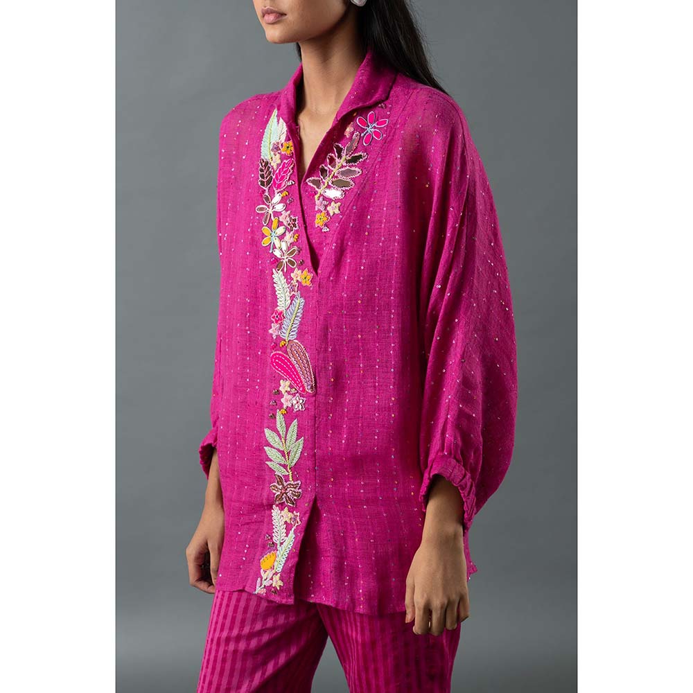 OJA Pink Top with Pant (Set of 2)