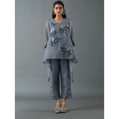 OJA Grey Top with Pant (Set of 2)
