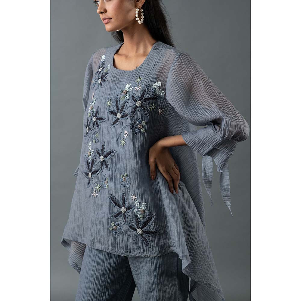 OJA Grey Top with Pant (Set of 2)