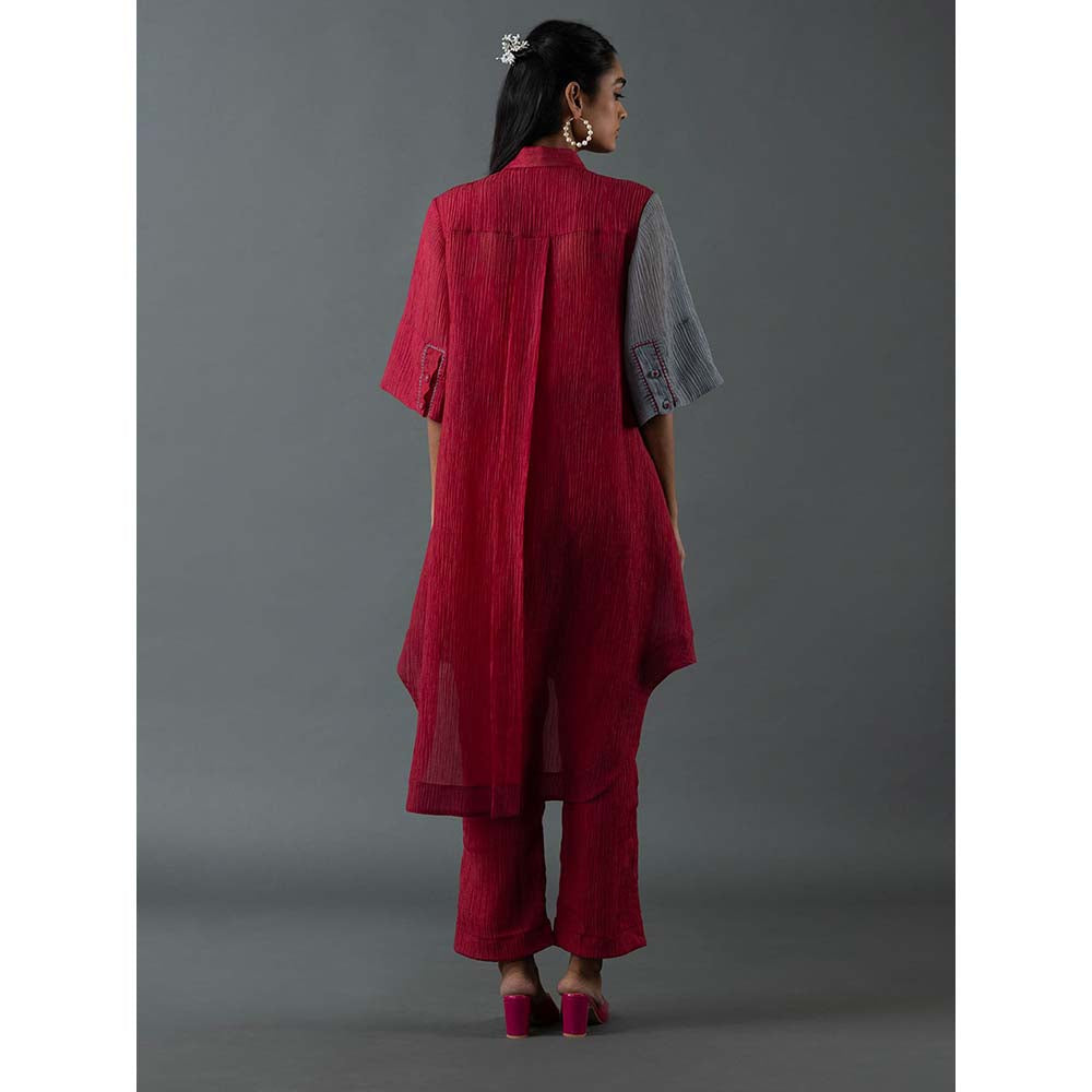 OJA Multi Colour Kurta with Pant (Set of 2)