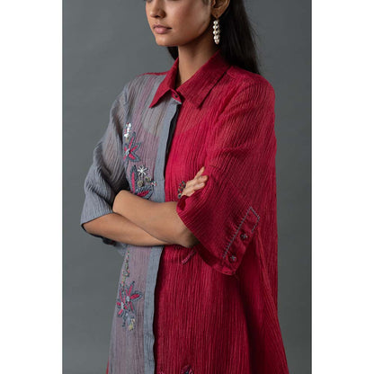 OJA Multi Colour Kurta with Pant (Set of 2)