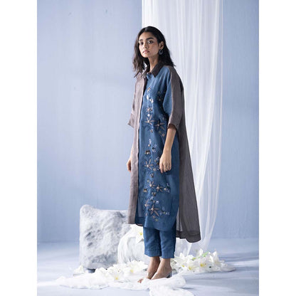 OJA Multi Colour Kurta with Pant (Set of 2)