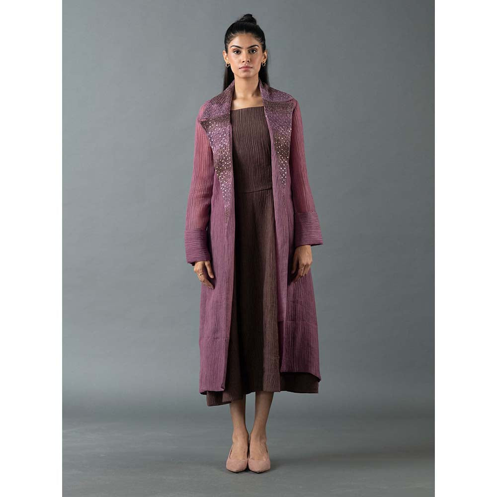 OJA Mauve Dress with Jacket (Set of 2)