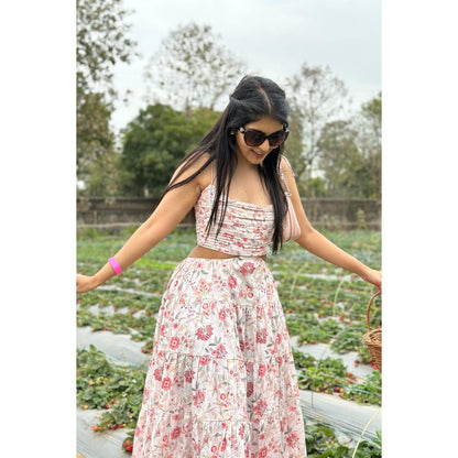 Old Marigold Bridget Pleated Maxi Dress