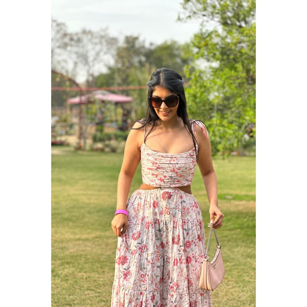 Old Marigold Bridget Pleated Maxi Dress
